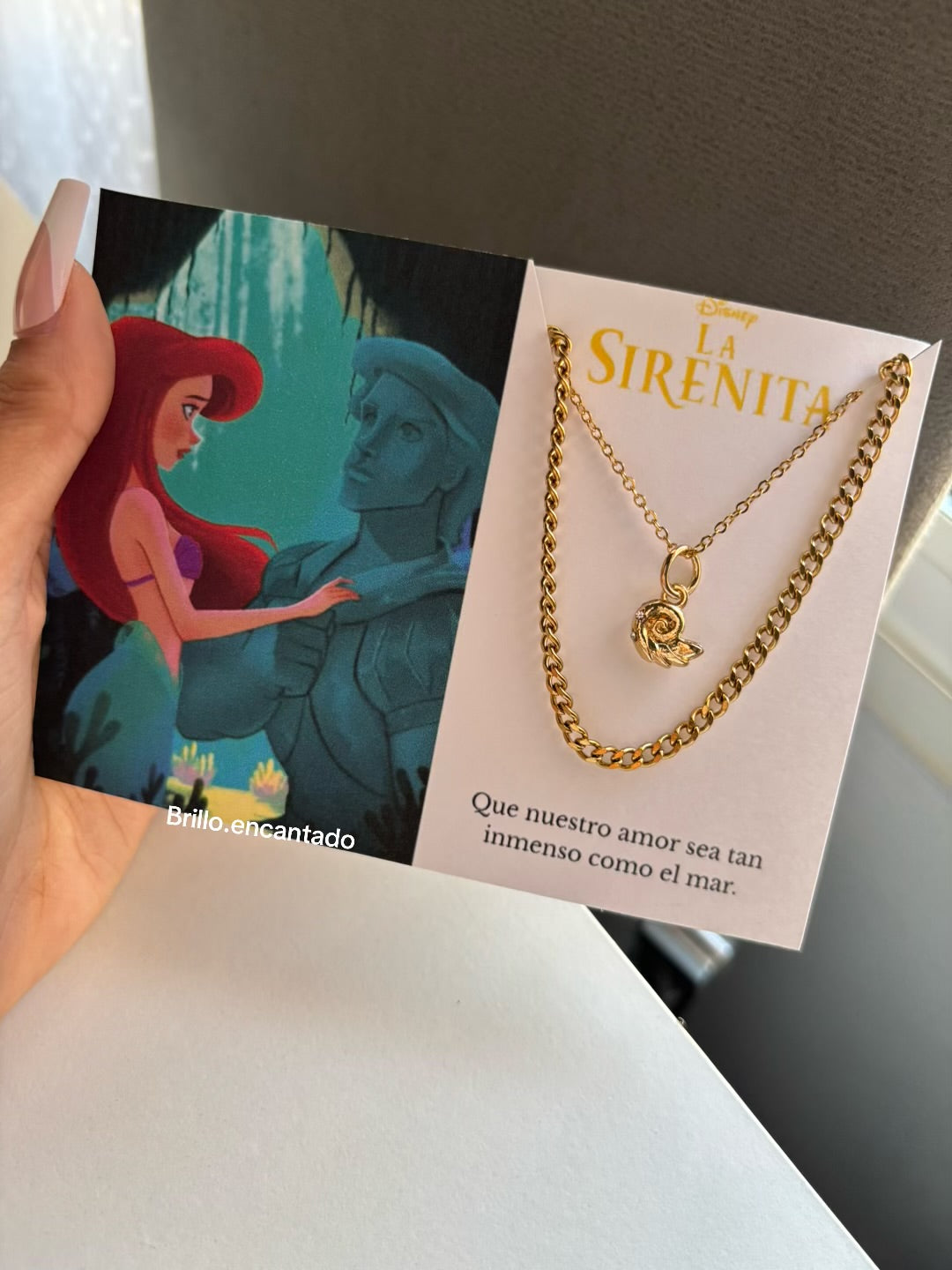 Collares pareja de La Sirenita Ariel