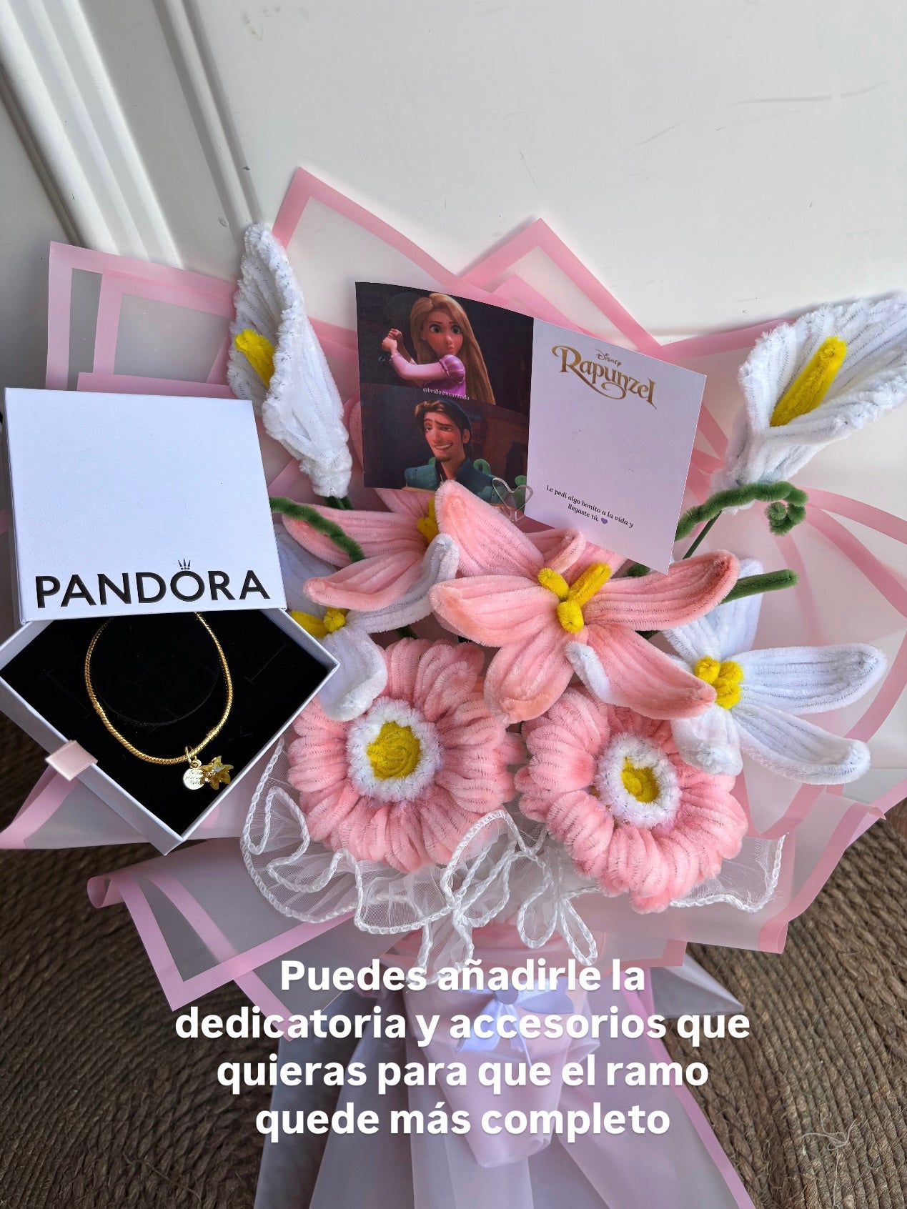 Ramo flores rosas (8 flores)