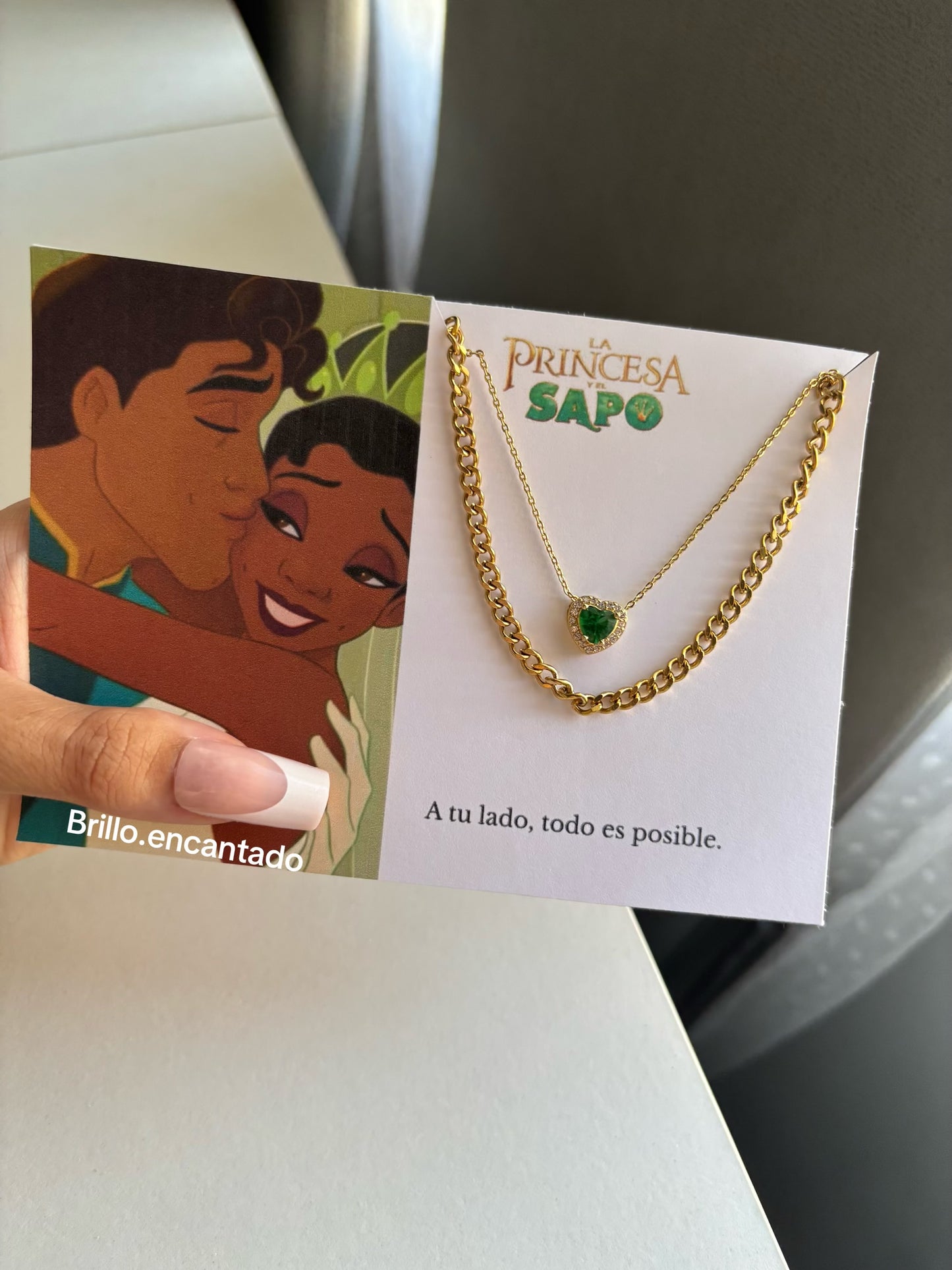 Collares parejas Princesa y Sapo