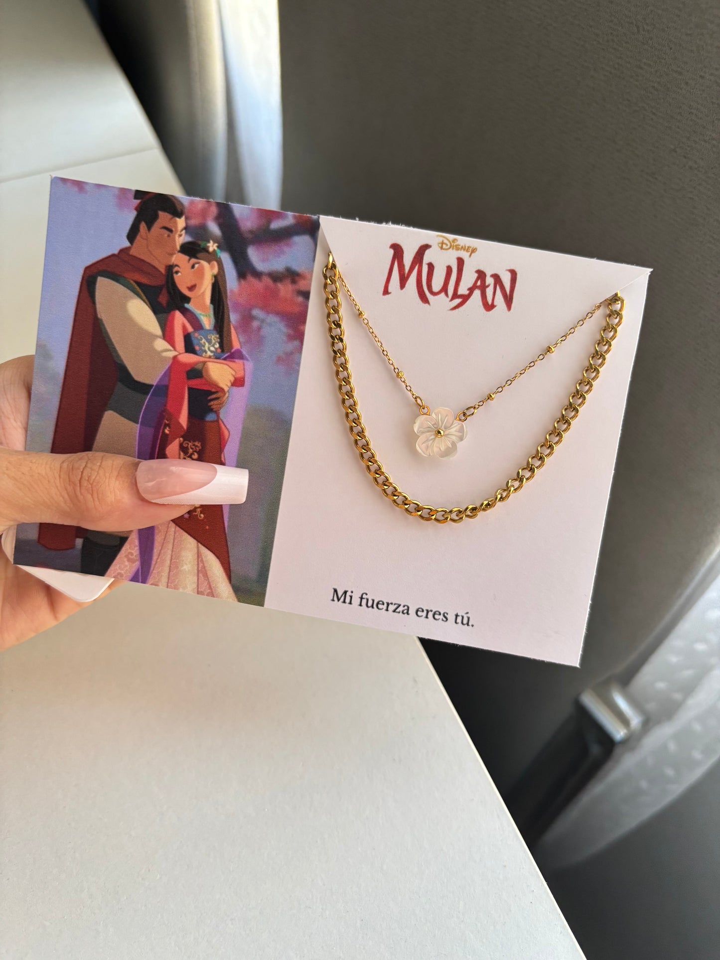 Collares pareja de Mulan