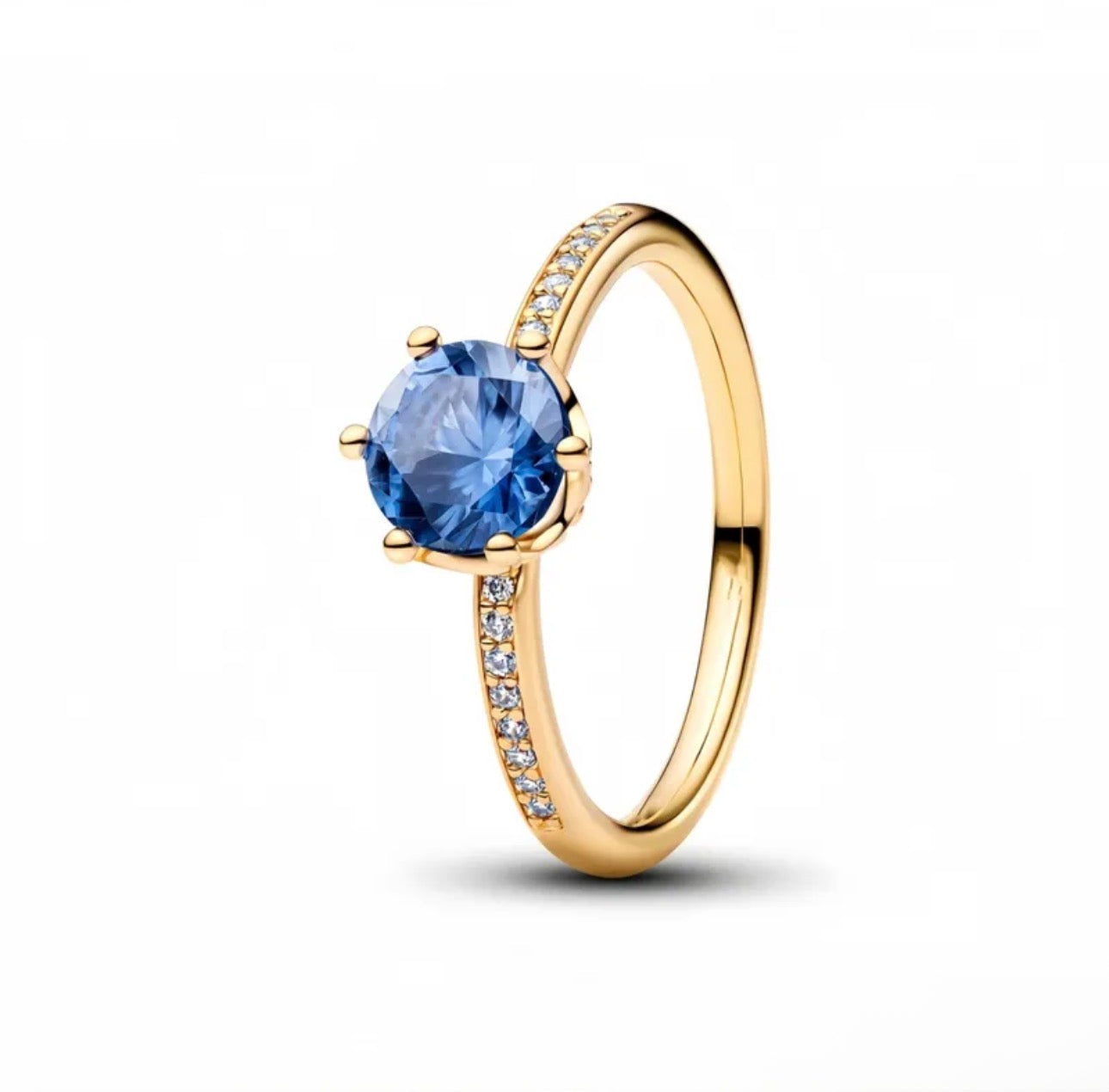 Anillo bola azul