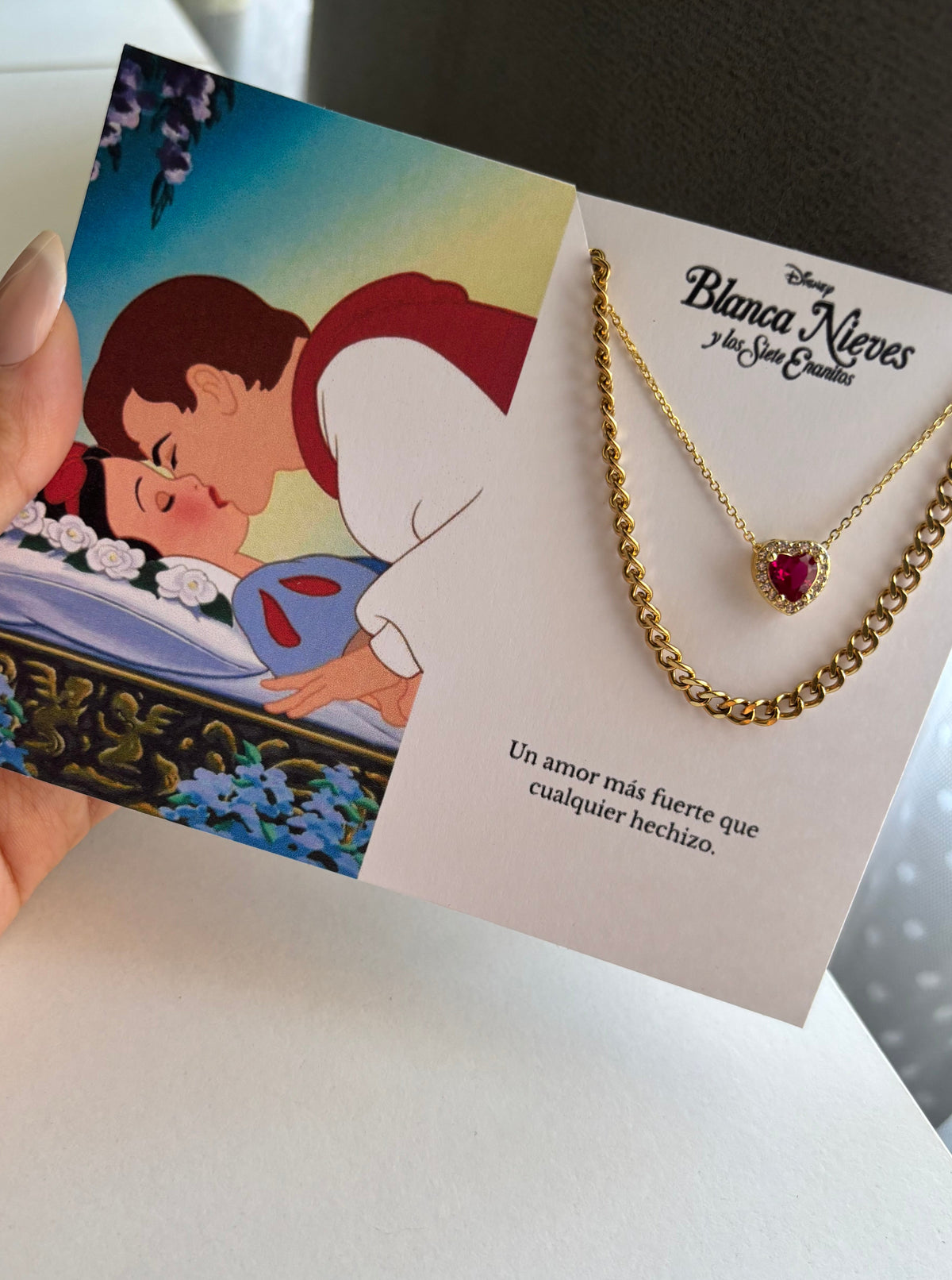 Collares pareja Blancanieves