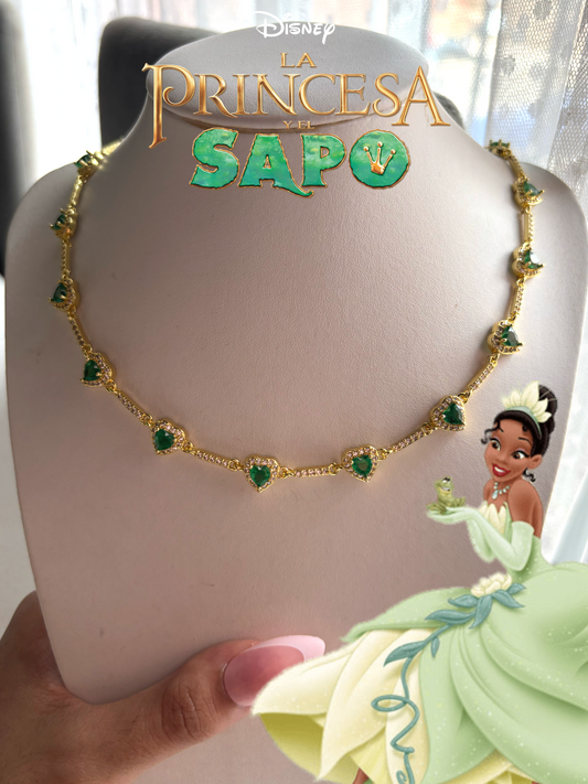Collar corazones de Tiana