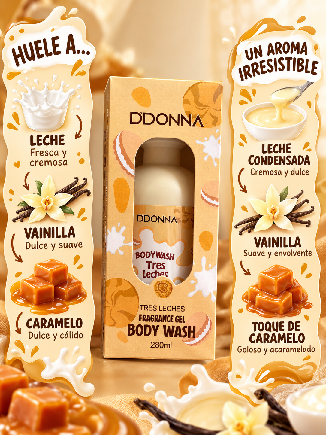 Gel de Tres Leches