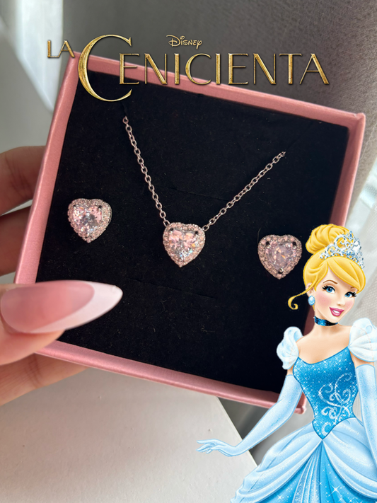 Pendiente y collar La Cenicienta