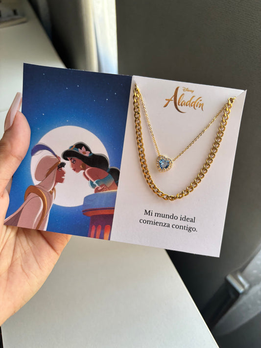 Collares pareja de Aladdin