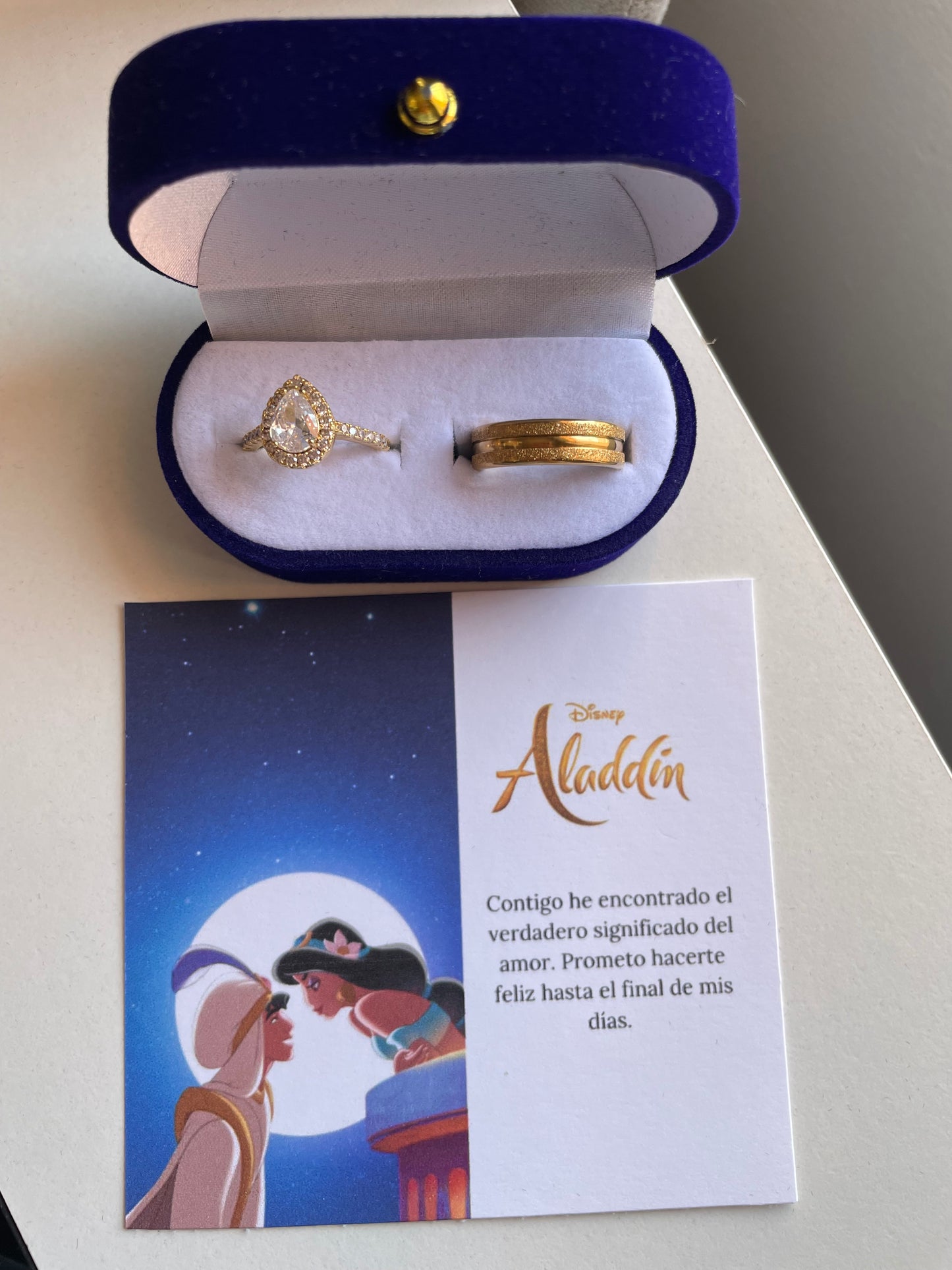 Anillos Promesa Inspirados Aladdin 🧞‍♂️ ✨