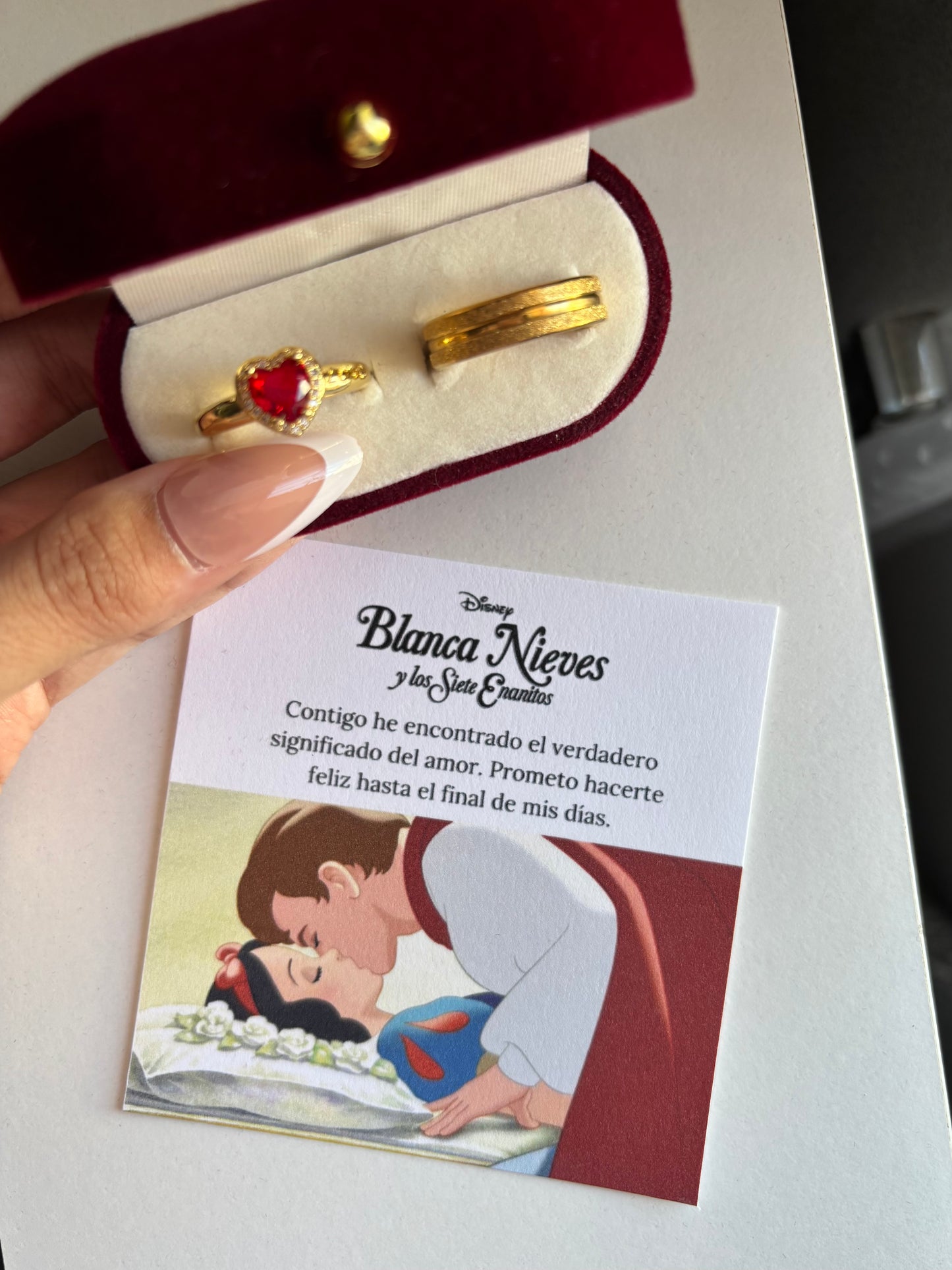 Anillos Promesa Blancanieves Nuevo