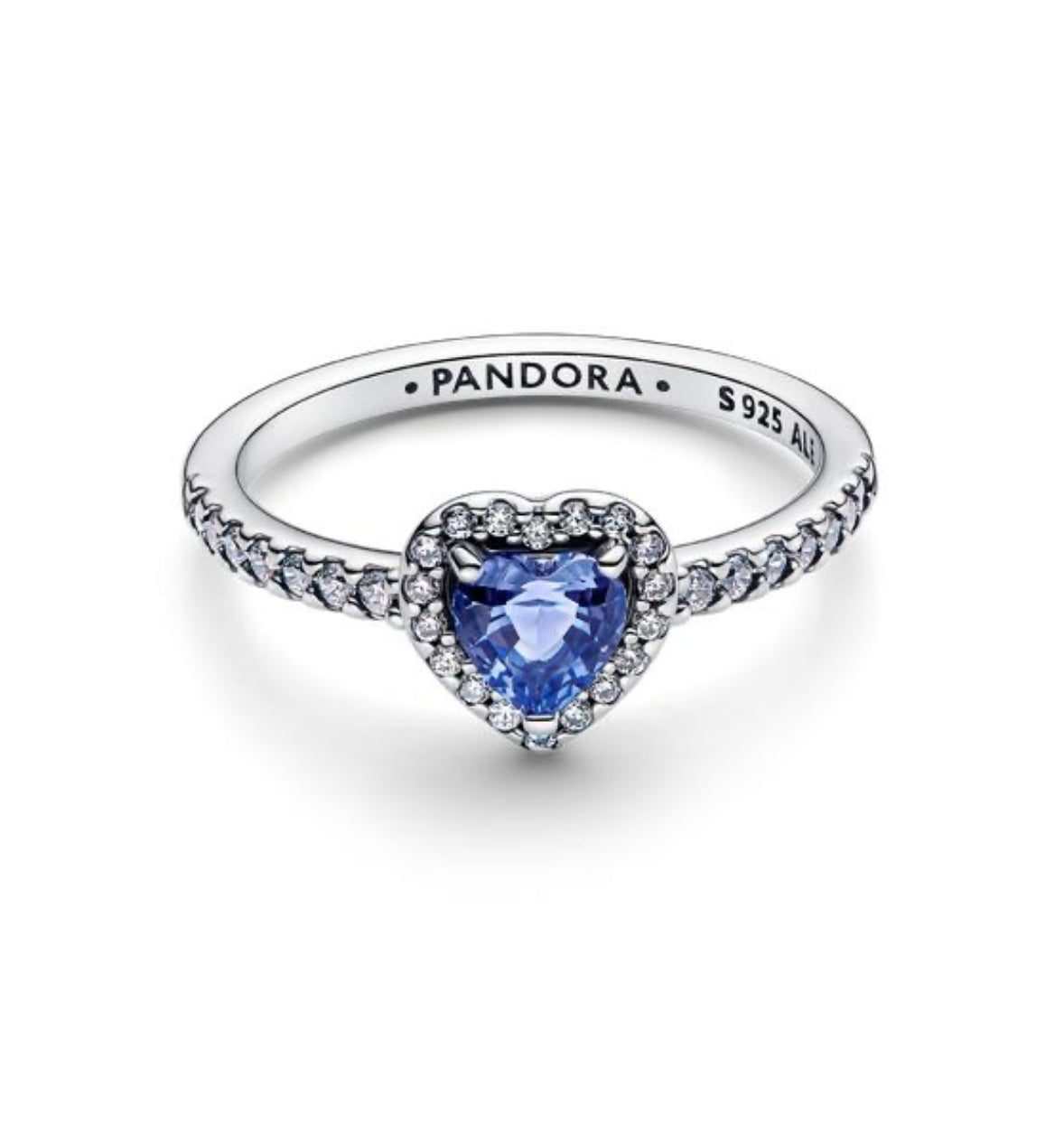 Anillo corazón azul