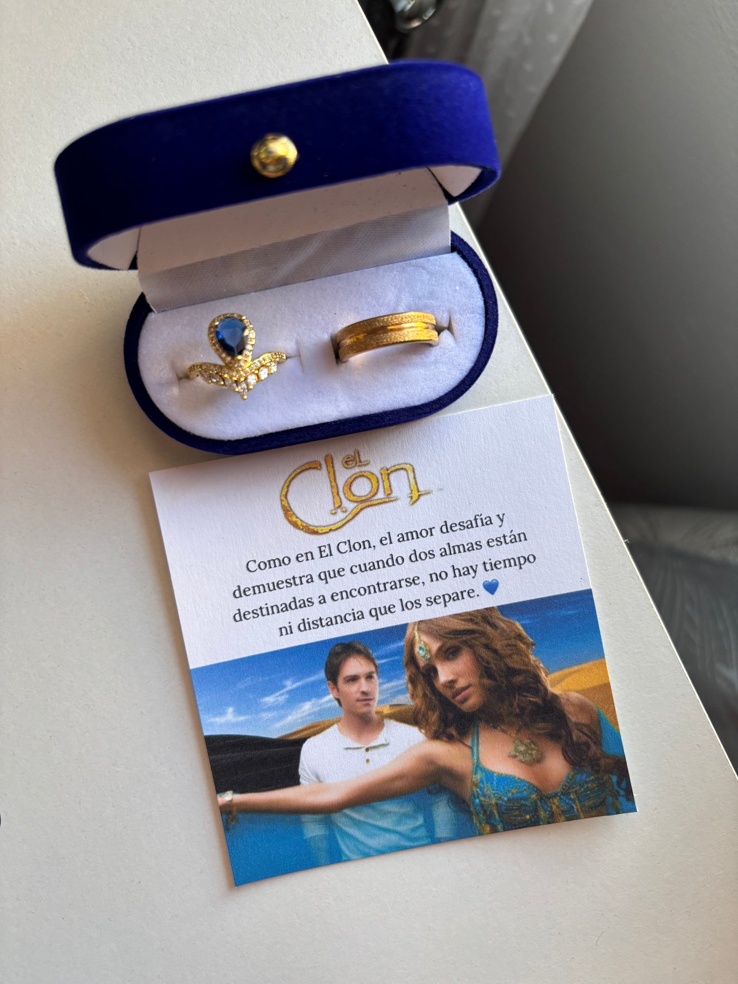 Anillos promesa El Clon