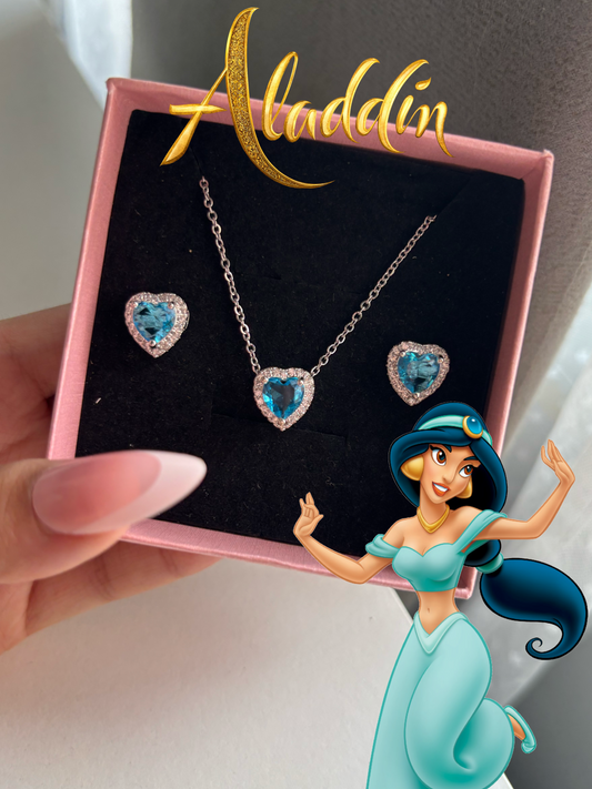Pendientes y collar de Jasmin