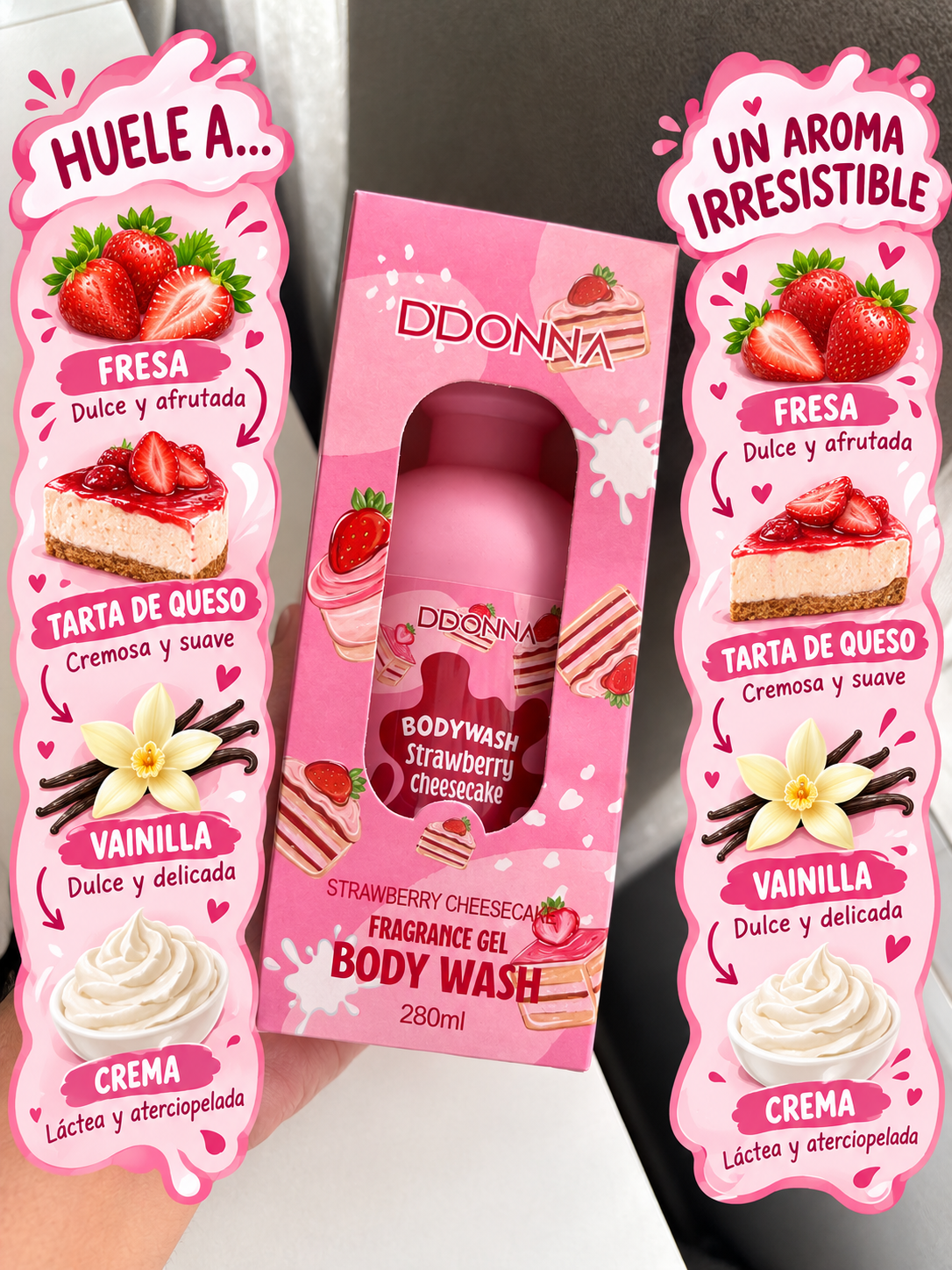 Gel de Strawbery Cheesecake