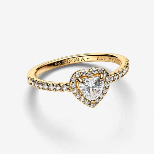 Anillo corazón blanco