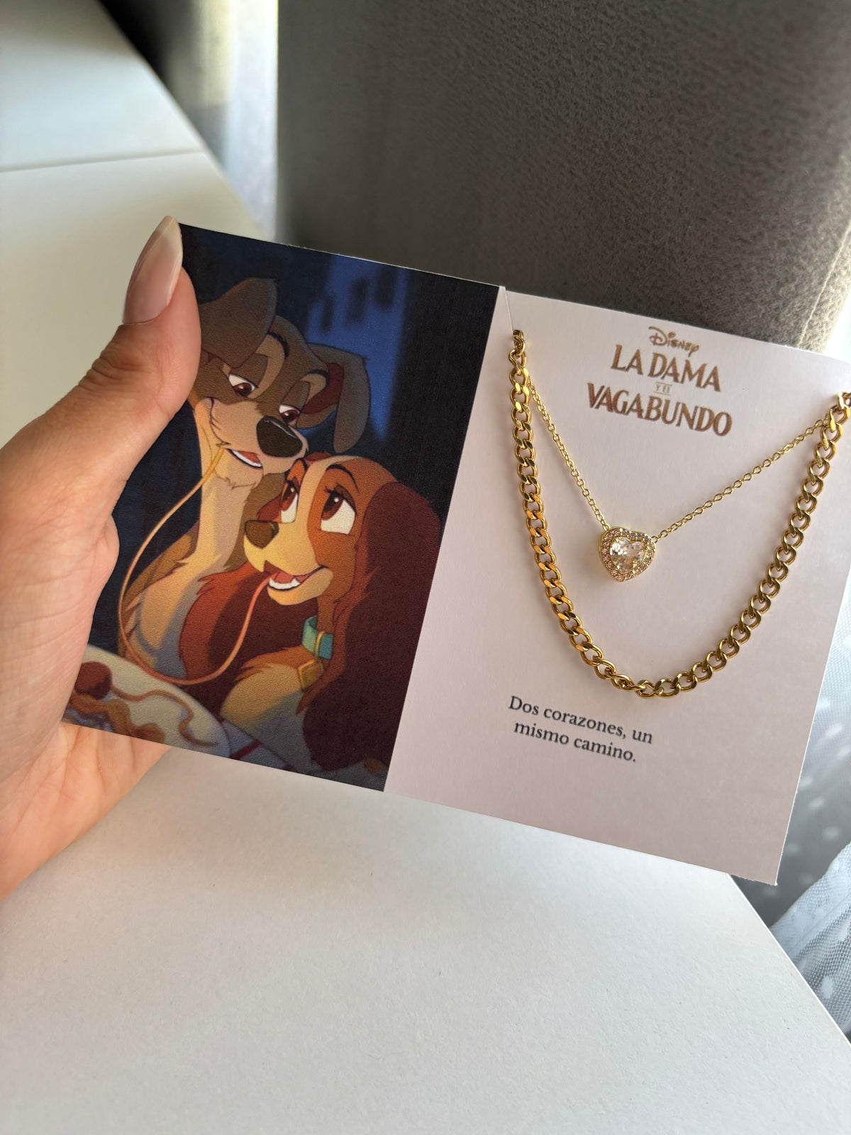 Collares pareja Dama y Vagabundo