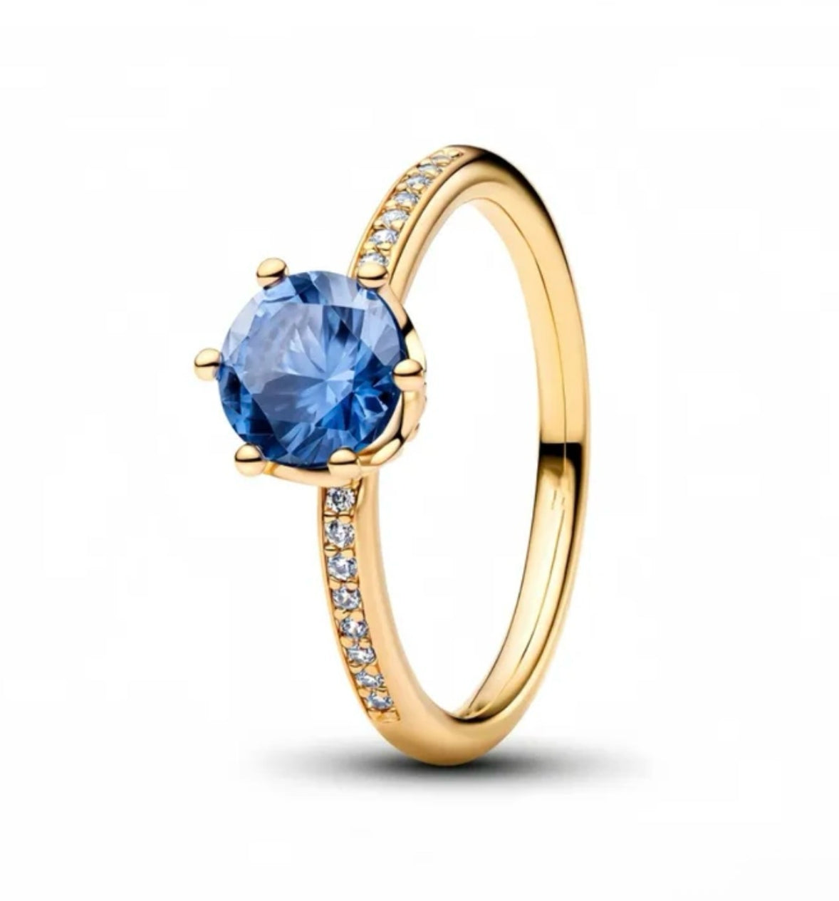 Anillo bola azul