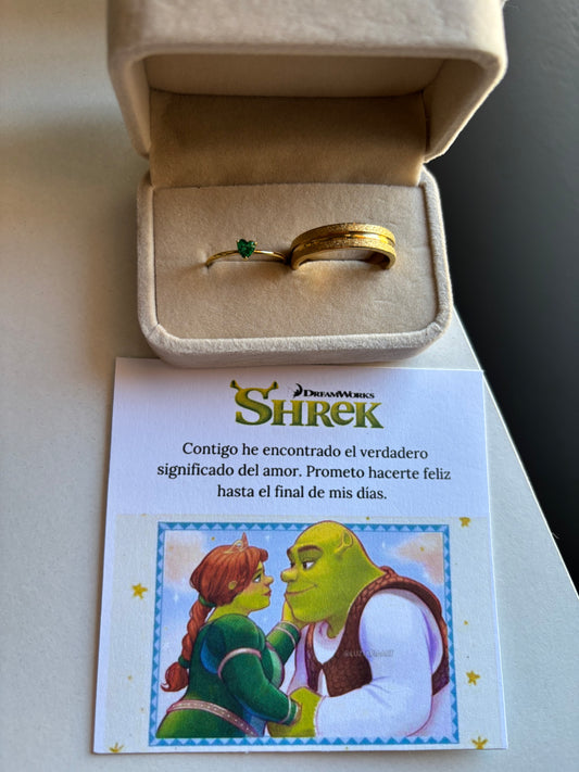 Anillos pareja Shrek