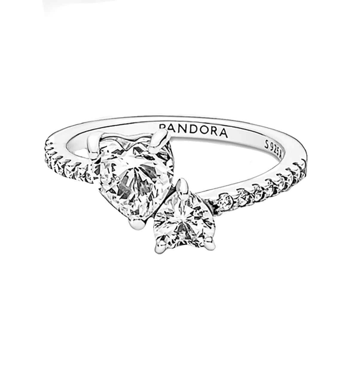 Anillo doble corazón
