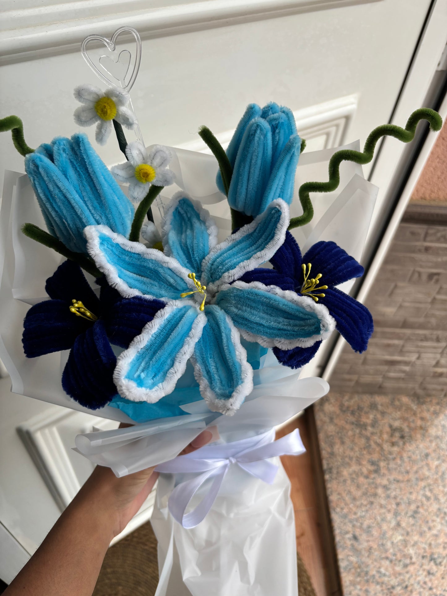 Ramo flores azules